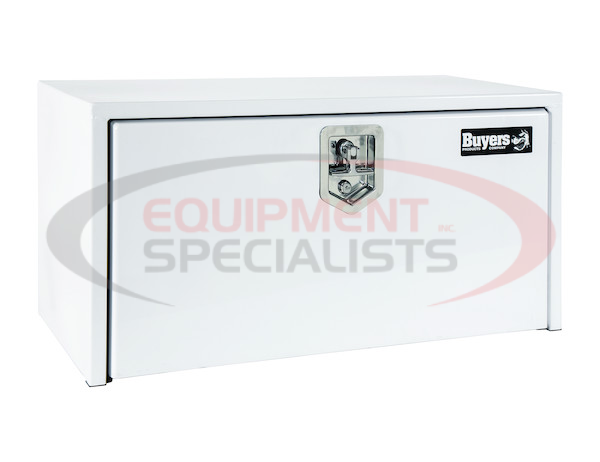 14x16x30 Inch White Steel Underbody Truck Box