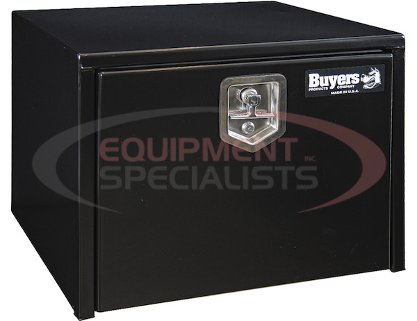 24x24x24 Inch Black Steel Underbody Truck Box