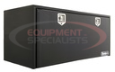 24x24x60 Inch Black Steel Underbody Truck Box