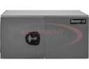 18x18x30 Inch Smooth Aluminum Underbody Truck Tool Box - Double Barn Door, 3-Point Compression Latch