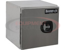 18x18x60 Inch Smooth Aluminum Underbody Truck Tool Box - Double Barn Door, 3-Point Compression Latch