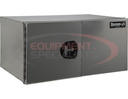 18x24x48 Inch Pro Series Smooth Aluminum Underbody Truck Box - Double Barn Door,?3-Point Compression Latch