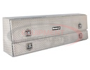 21x13x88 Inch Diamond Tread Aluminum Pick-Up Truck Contractor With Lower Door