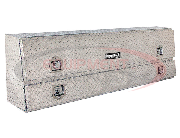 21x13x96 Inch Diamond Tread Aluminum Pick-Up Truck Contractor With Lower Door