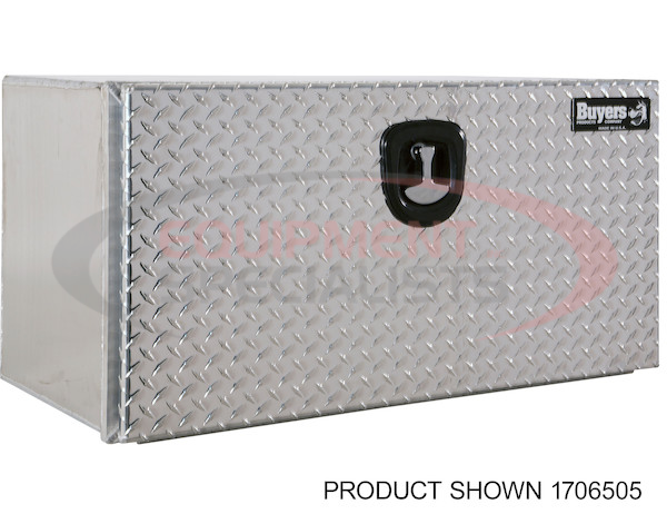 18X18X48 XD SMOOTH ALUMINUM UNDERBODY TRUCK BOX WITH DIAMOND TREAD DOOR