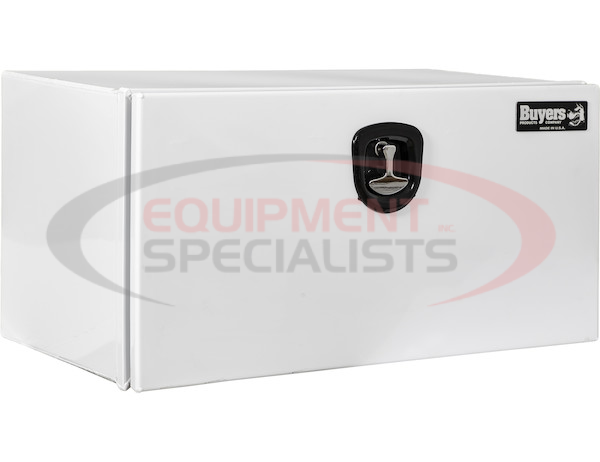 18x18x60 Inch White Pro Series Smooth Aluminum Underbody Truck Box
