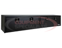 18x16x96 Textured Matte Black Diamond Tread Aluminum Topsider Truck Box
