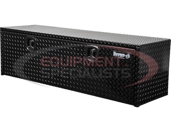 24x24x24 Inch Black Diamond Tread Aluminum Underbody Truck Box