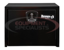 24x24x30 Inch Black Steel Underbody Truck Box With 3-Point Latch
