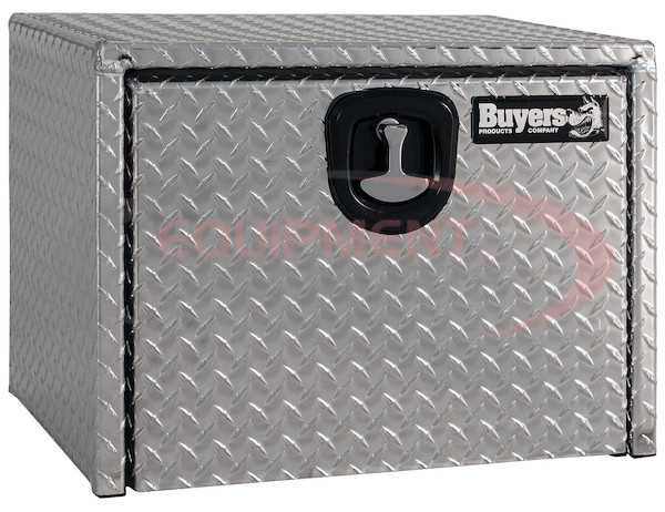 18x18x24 Inch Diamond Tread Aluminum Underbody Truck Box with 3-Pt. Latch