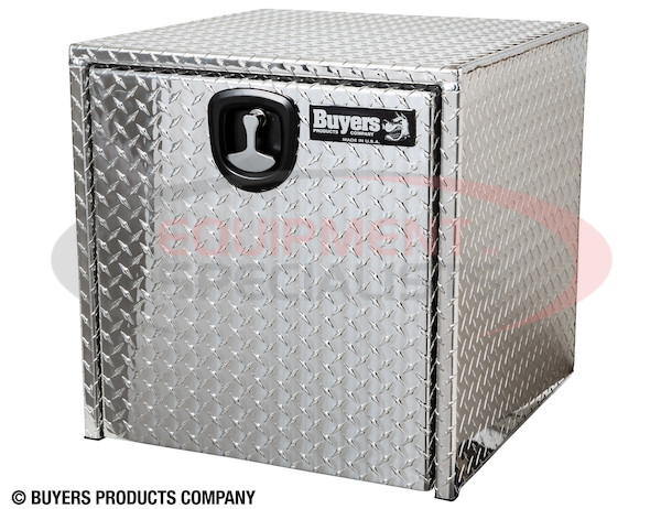 24x24x30 Inch Diamond Tread Aluminum Underbody Truck Box with 3-Pt. Latch