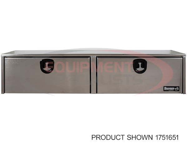 18x16x96 Inch Smooth Aluminum Topsider Truck Box