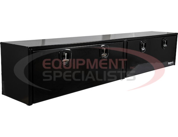 18X16X88 INCH BLACK SMOOTH ALUMINUM TOPSIDER TRUCK BOX