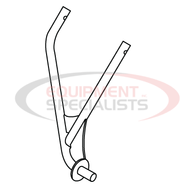WING ARM, BRACE, LOADER, BXP [WELD, BLACK]