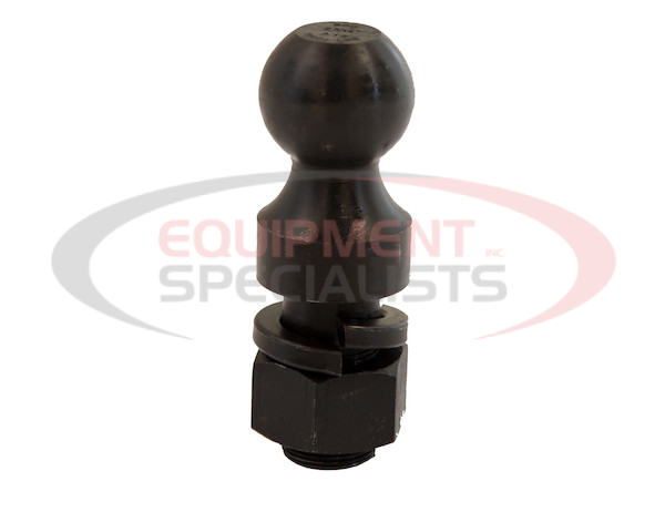 2-5/16 Inch Black Hitch Ball With 1-1/2 Shank Diameter x 2-3/4 Long+1 Inch Riser