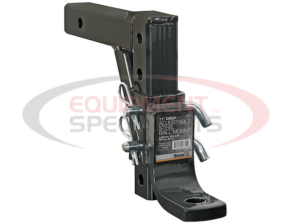 4-Position 2 Inch Tubular Shank Adjustable Ball Mount