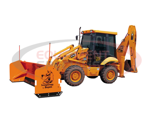 Backhoe Snow Pusher - 12 Foot