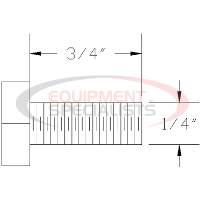 HHCS, 1/4-20X3/4, GR5, YZN