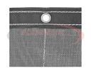 Heavy Duty Black Mesh Tarp 12 x 24 Foot For Roll-Off Container-Manual