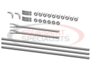 Universal Aluminum Tarp Arm Kit For 14-23 Foot Dump Bodies
