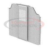Straight partition with perforated window, no access, steel, Ford Transit Lo-Roof