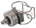 Quick Connect Spray Nozzle for Left and Right Lanes on Three Lane Stainless Steel Spray Bars