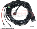 Wire Harness with Switch for 1492160, 1492170, and 1492180 Series Light Bars - DT Connection