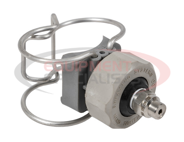 Quick Connect Spray Nozzle for Center Lane on Three Lane Stainless Steel Spray Bars