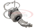 Angled Quick Connect Spray Nozzle for Three Lane Stainless Steel Spray Bars