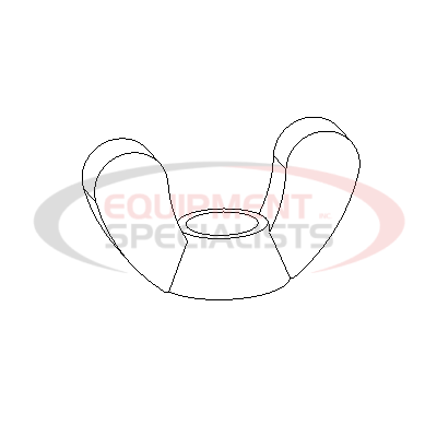 WING NUT, 3/8-16, ST/ST 18-8