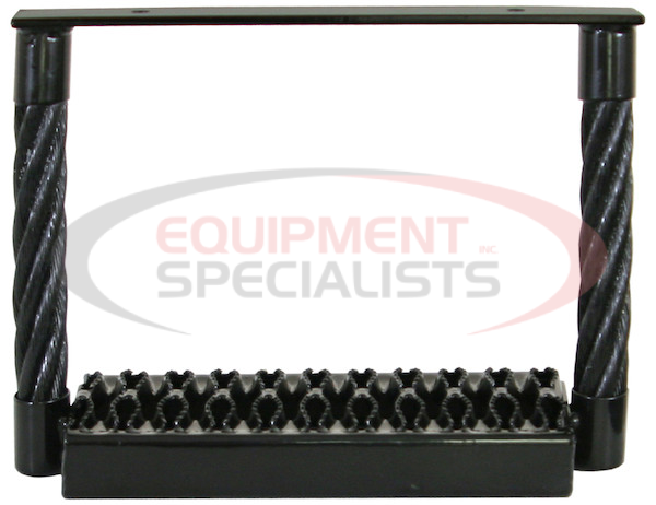 Black Powder Coated Cable Type Truck Step - 9 x 15 x 4.75 Inch Deep