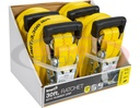 30 Foot Commercial Grade Ratchet Strap with Soft Rubber Grips - J Hooks