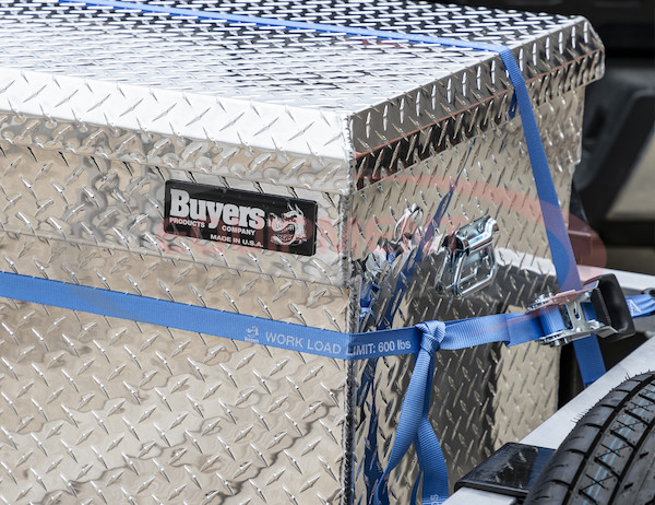 10 FOOT STANDARD DUTY RATCHET TIE DOWN WITH THRU-HANDLE - 4 PACK