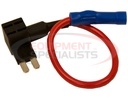 ATM Type Low Profile Dual Fuse Holder 10 Amp Main 5 Amp Added