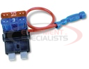 ATO/ATC Dual Fuse Holder 10 Amp Main 5 Amp Added