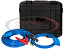 28 Foot Long Booster Cables With Gray Quick Connect - 600 Amp