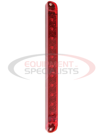 17 Inch Red Slimline Stop/Turn/Tail Light With 9 LED
