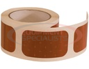 3.5 Inch Amber Rectangular DOT Stick-On Reflectors - 500 Per Roll