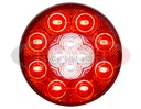 4 Inch Round Combination Stop/Turn/Tail &amp; Backup Light Kit (Includes Grommet and Plug, Sold Individually)