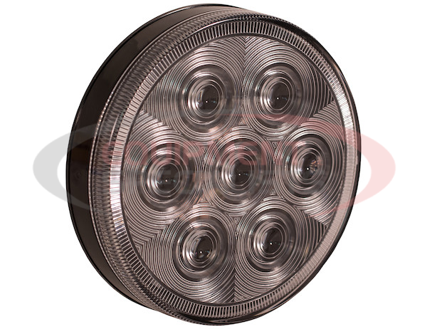 4 INCH CLEAR ROUND BACKUP LIGHT WITH 7 LEDS - LIGHT ONLY