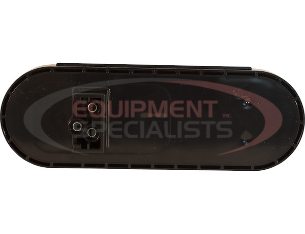6 Inch Clear Oval Backup Light Kit with 6 LEDs (PL-2 Connection, Includes Grommet and Plug)