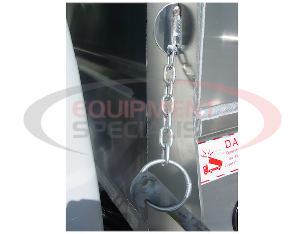 ZINC WELDED RING WITH 6 LINKS OF CHAIN FOR L001 TAILGATE RELEASE LEVER