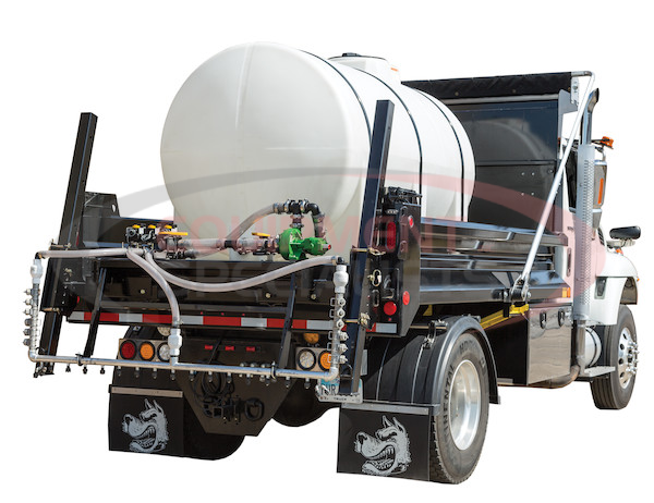 1750 GALLON HYDRAULIC ANTI-ICE SYSTEM WITH THREE-LANE SPRAY BAR AND AUTOMATIC APPLICATION RATE CONTROL