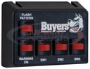 Black Pre-Wired Switch Panel 4-On/Off 1-Momentary