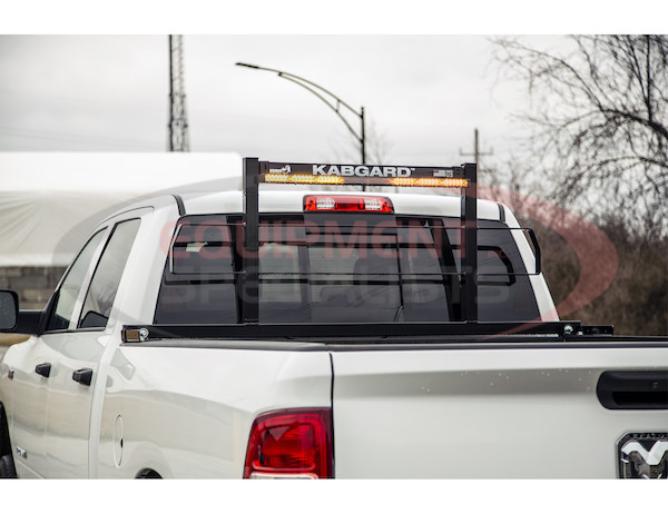 71 Inch Kabgard?Heavy-Duty Steel Pickup Truck Headache Rack Bundle with Standard Mounting Brackets