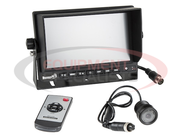 Backup Camera System with Recessed Night Vision Backup Camera