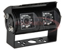 Stainless Steel Dual Lens Heated Waterproof Night Vision Color Camera with Audio