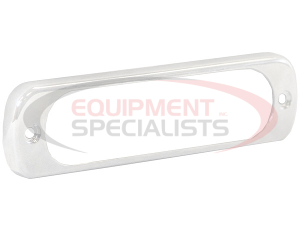 White Bezel for 4.4 Inch Thin Mount LED Strobe Light