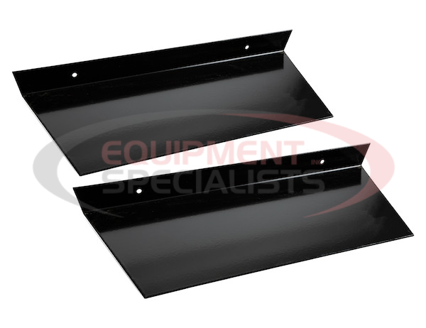 Replacement Black Powder Coat Under Tailgate Spill Shield Pair