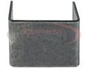 Straight Weld-On Stake Pocket - 1.5x3 Inch Inside x 4 Inch Depth
